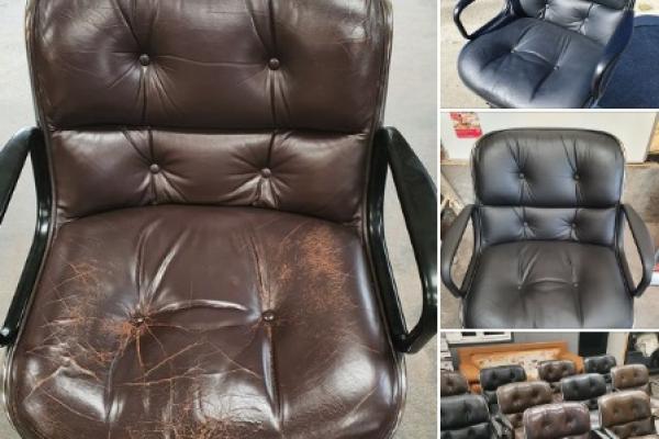 Comment rénover un fauteuil Pollock Knoll en cuir ?