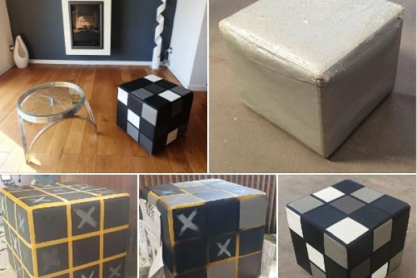 Insolite ! Une envie folle de Rubik's Cube dans mon salon ... C'est faisable ;-)