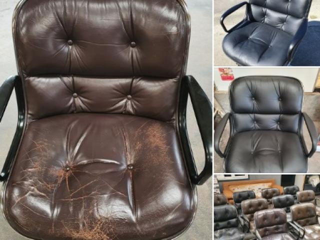 Comment rénover un fauteuil Pollock Knoll en cuir ?
